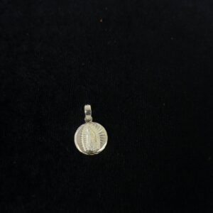 Medalla zirconia plata .925