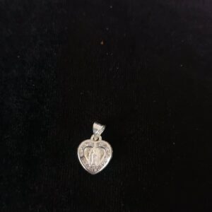 Medalla zirconia plata .925