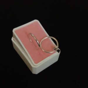 Arracada gruesa plata .925