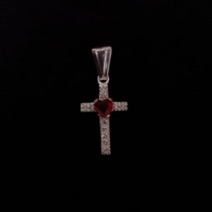 Cruz chica plata .925