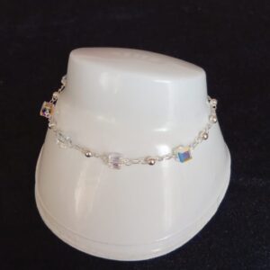 Pulsera zirconia plata .925
