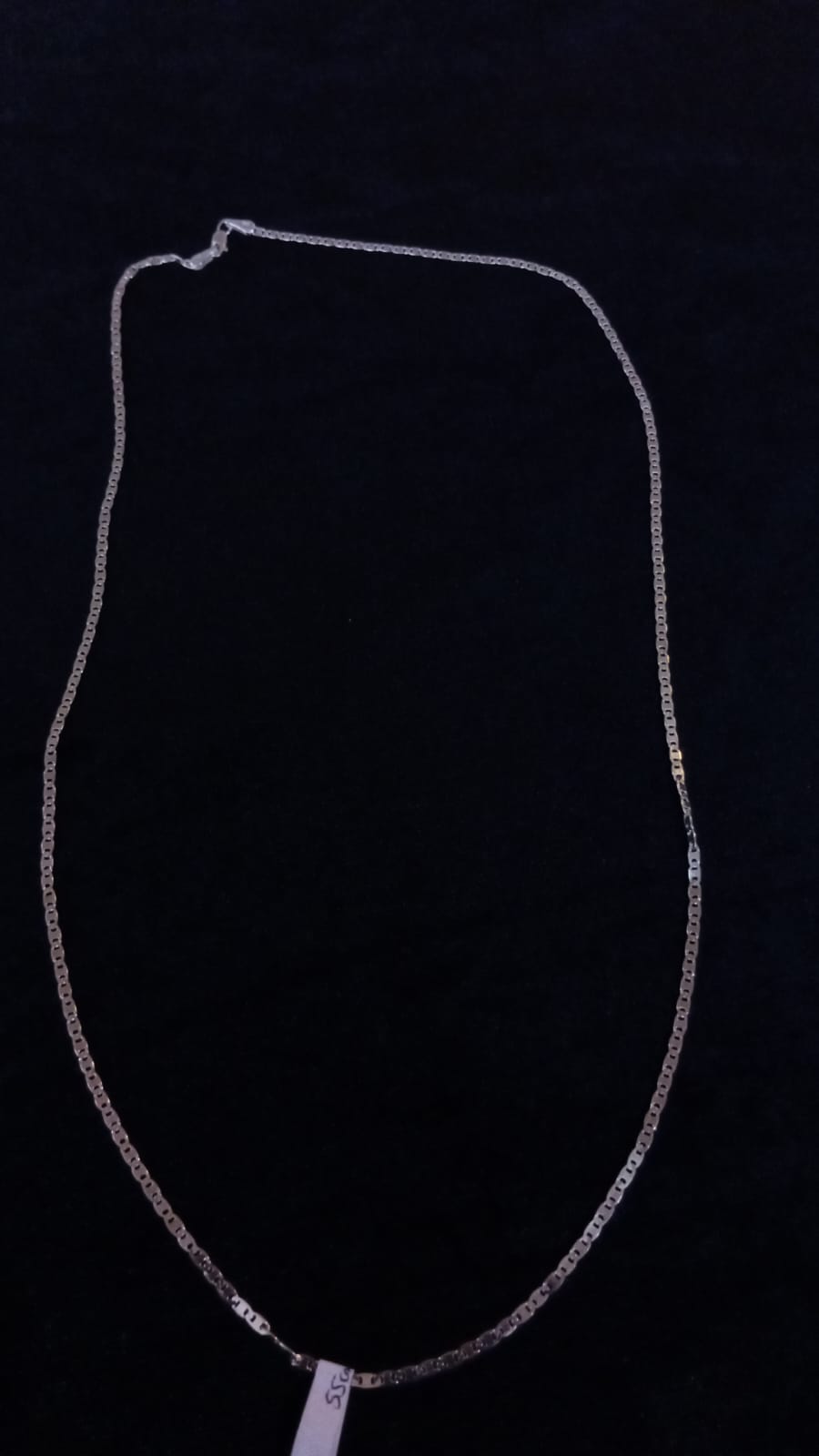 Cadena delgada plata .925