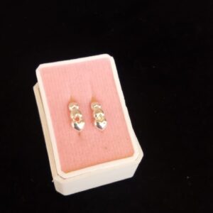 Arracada huggis plata .925