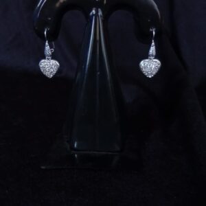 Arete largo plata .925