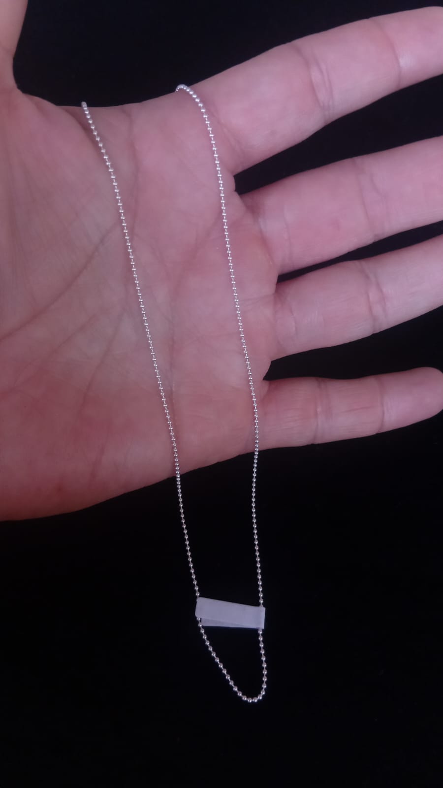 Cadena delgada plata .925 de importacion