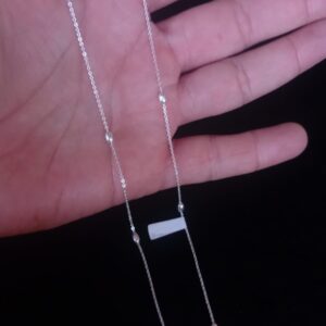 Cadena delgada plata .925