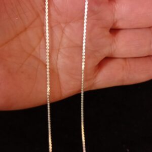 Cadena delgada plata .925