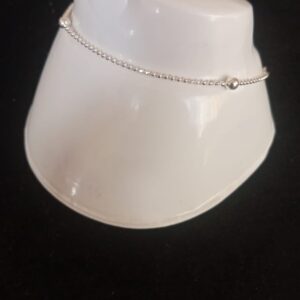 Pulsera delgada plata .925 de importacion