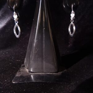 Arete largo plata .925