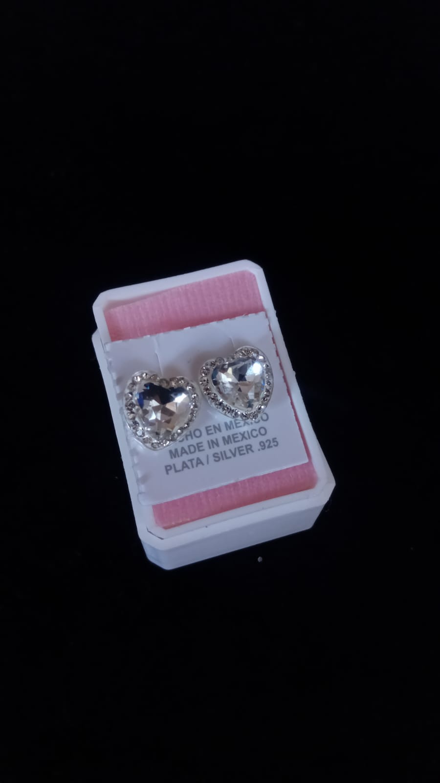 Arete poste mariposa plata .925