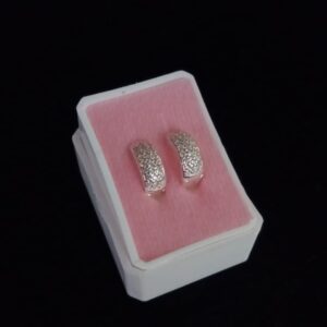 Arracada huggis plata .925