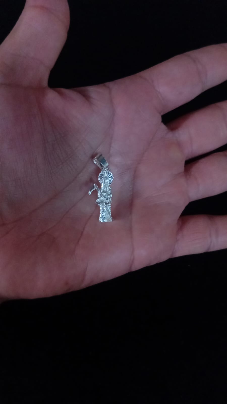 Dije santa muerte plata .925