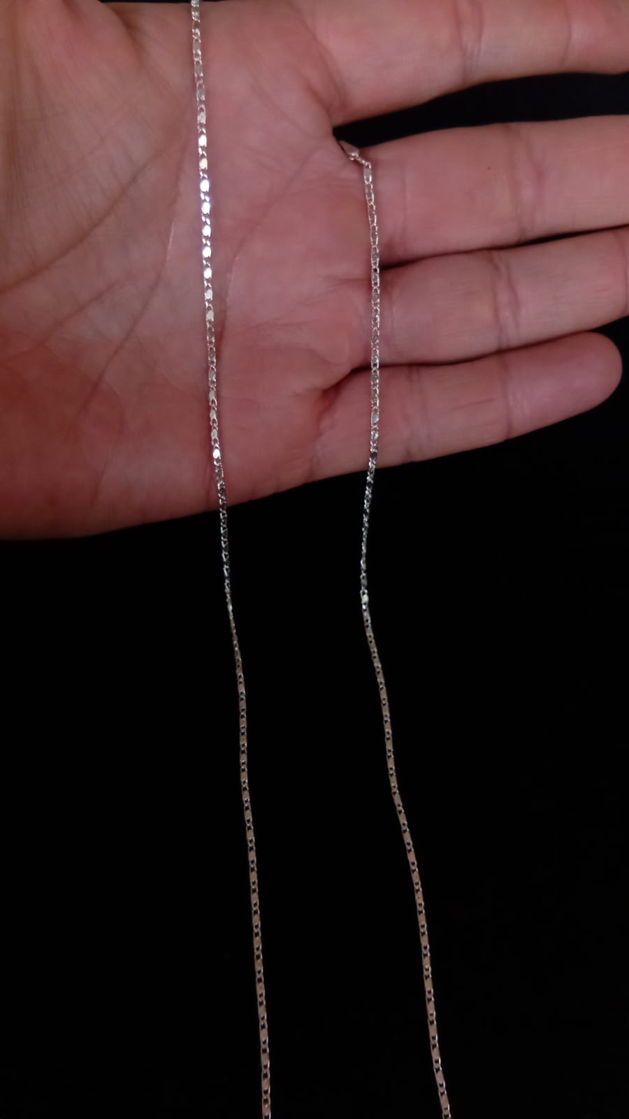 Cadena delgada plata .925