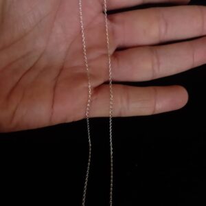 Cadena delgada plata .925