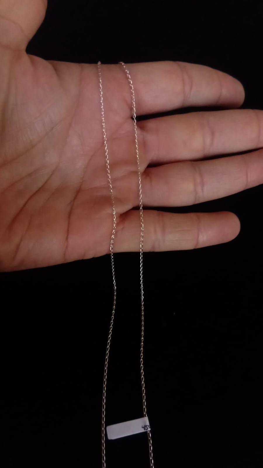 Cadena delgada plata .925