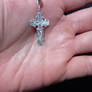 Cruz chica plata .925