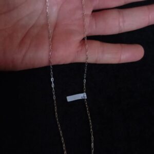 Cadena delgada plata .925