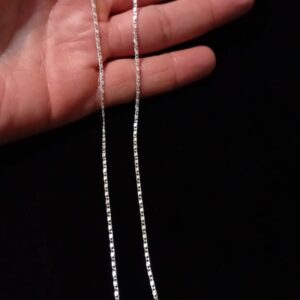 Cadena delgada plata .925