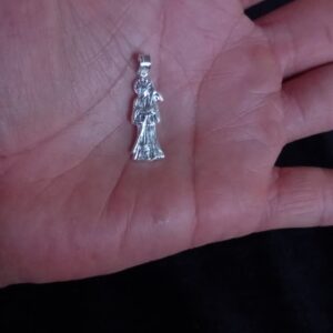 Dije santa muerte plata .925