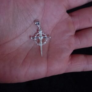Cruz chica plata .925