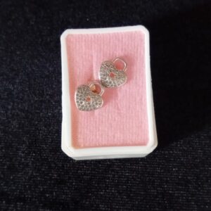 Arete poste mariposa plata .925