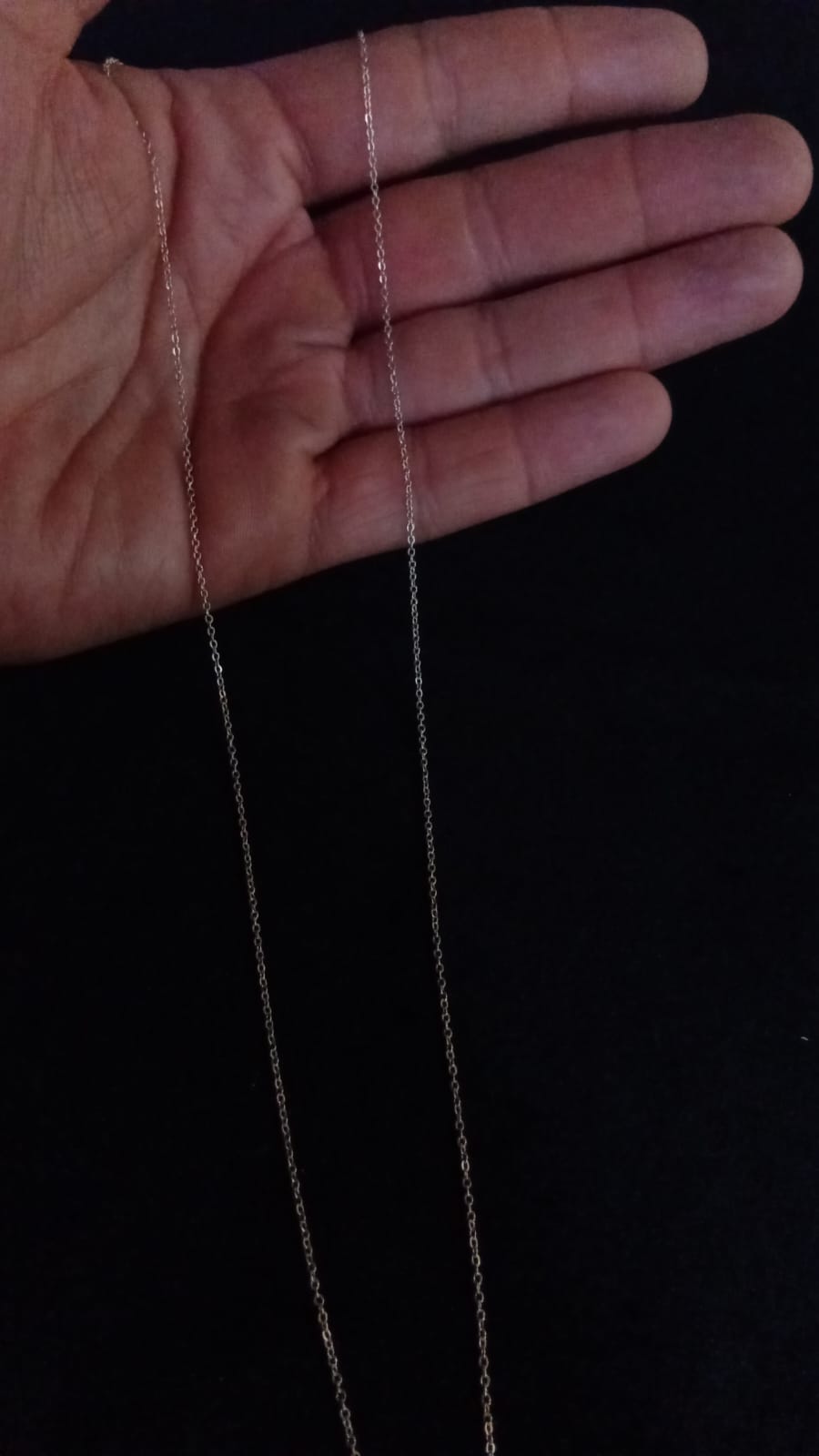 Cadena delgada plata .925