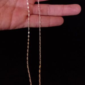 Cadena delgada plata .925