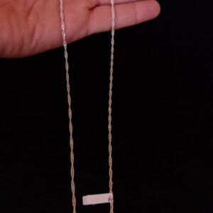 Cadena delgada plata .925