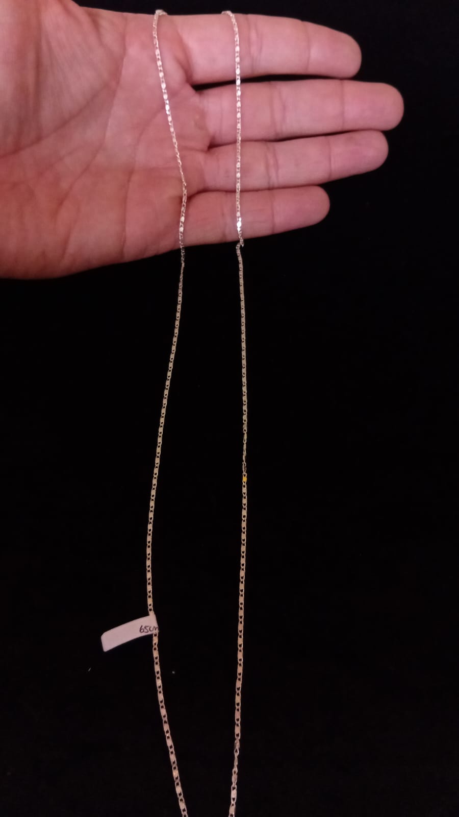 Cadena delgada plata .925