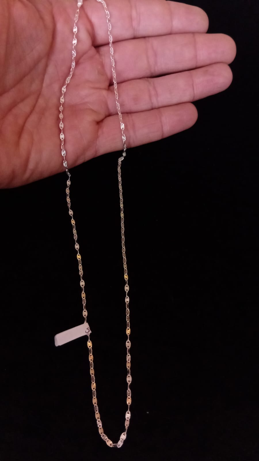 Cadena delgada plata .925