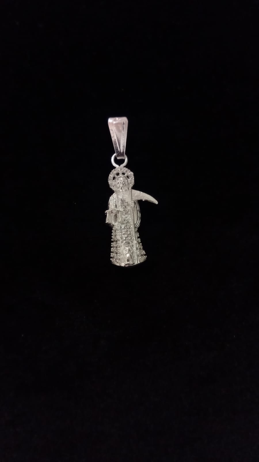 Dije santa muerte plata .925