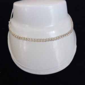 Pulso delgado plata .925
