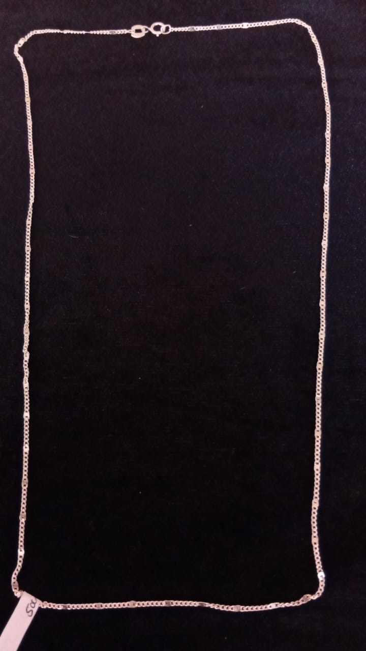Cadena delgada plata .925