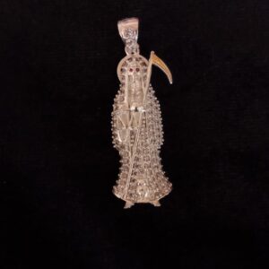 Dije santa muerte plata .925