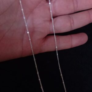 Cadena delgada plata .925