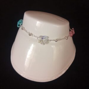 Pulsera zirconia plata .925