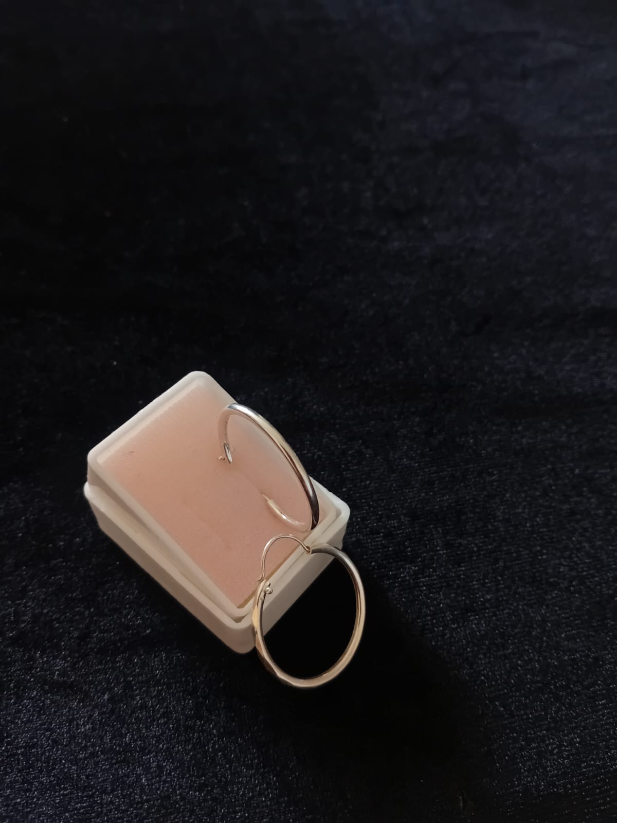 Arracada gruesa plata .925