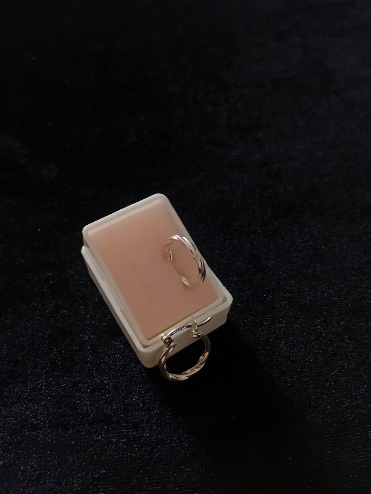 Arracada gruesa plata .925