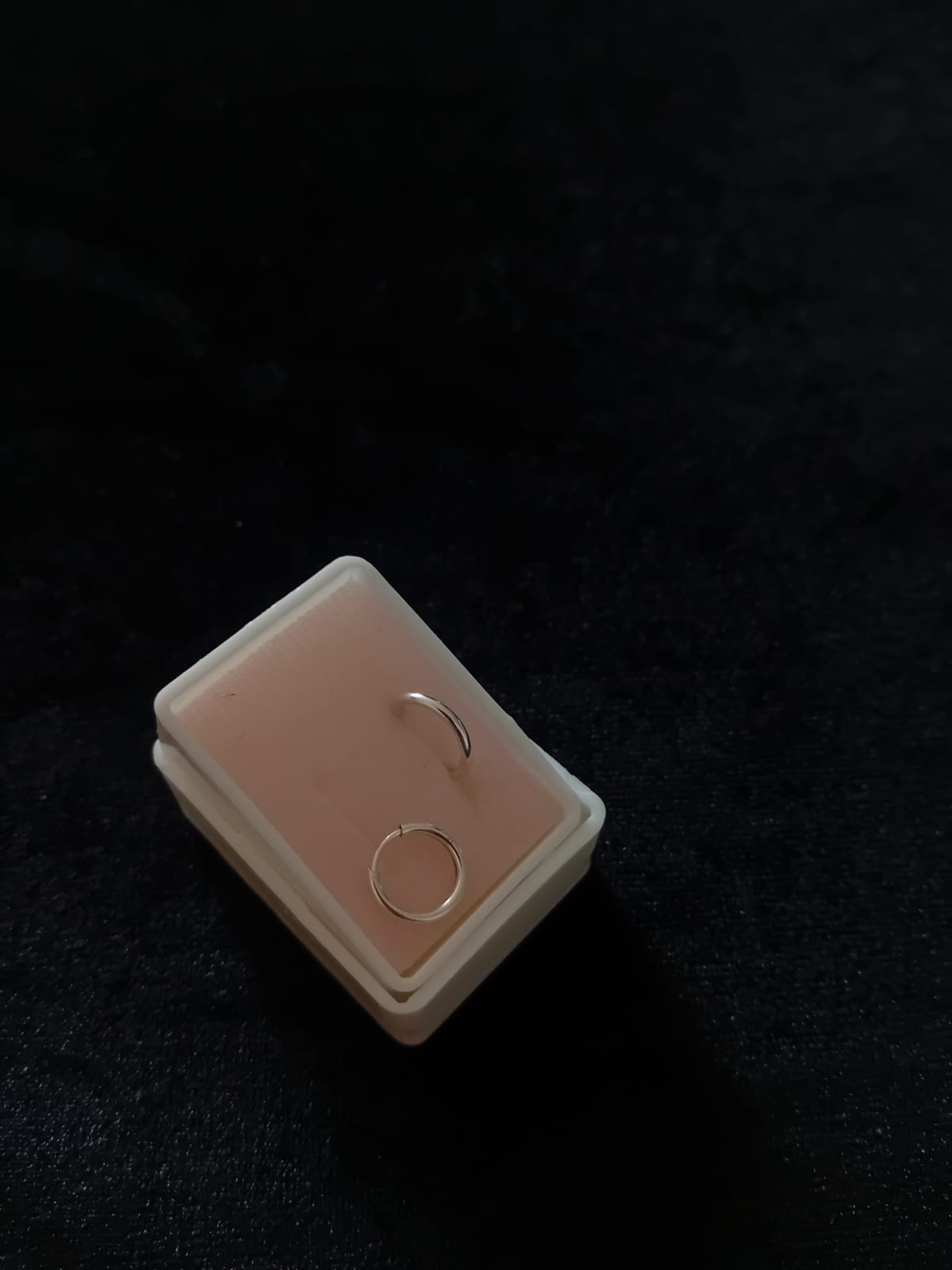 Arracada gruesa plata .925