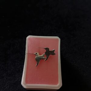 Arete poste mariposa plata .925