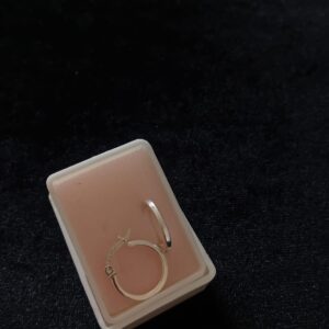 Arracada gruesa plata .925