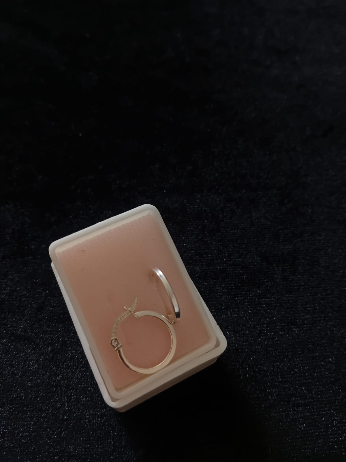 Arracada gruesa plata .925