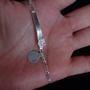 Esclava niños plata .925