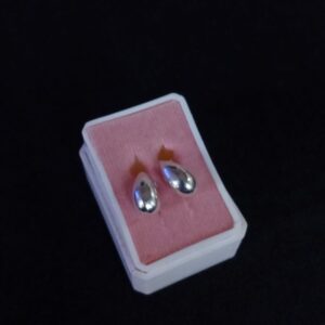 Arete poste mariposa plata .925