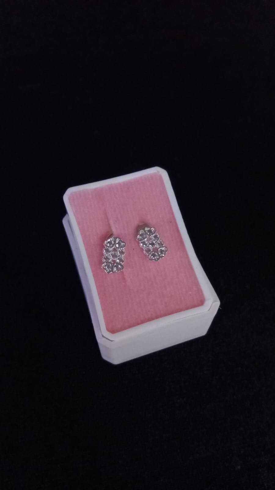 Arete poste mariposa plata .925