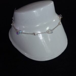 Pulsera zirconia plata .925