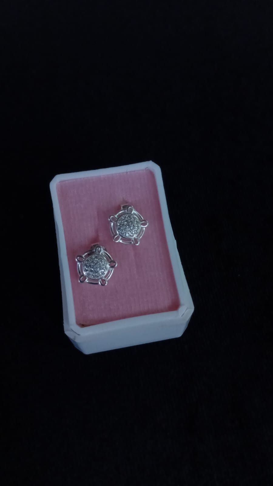 Arete poste mariposa plata .925