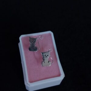 Arete poste mariposa plata .925