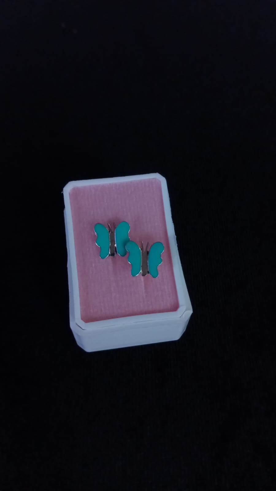 Arete poste mariposa plata .925