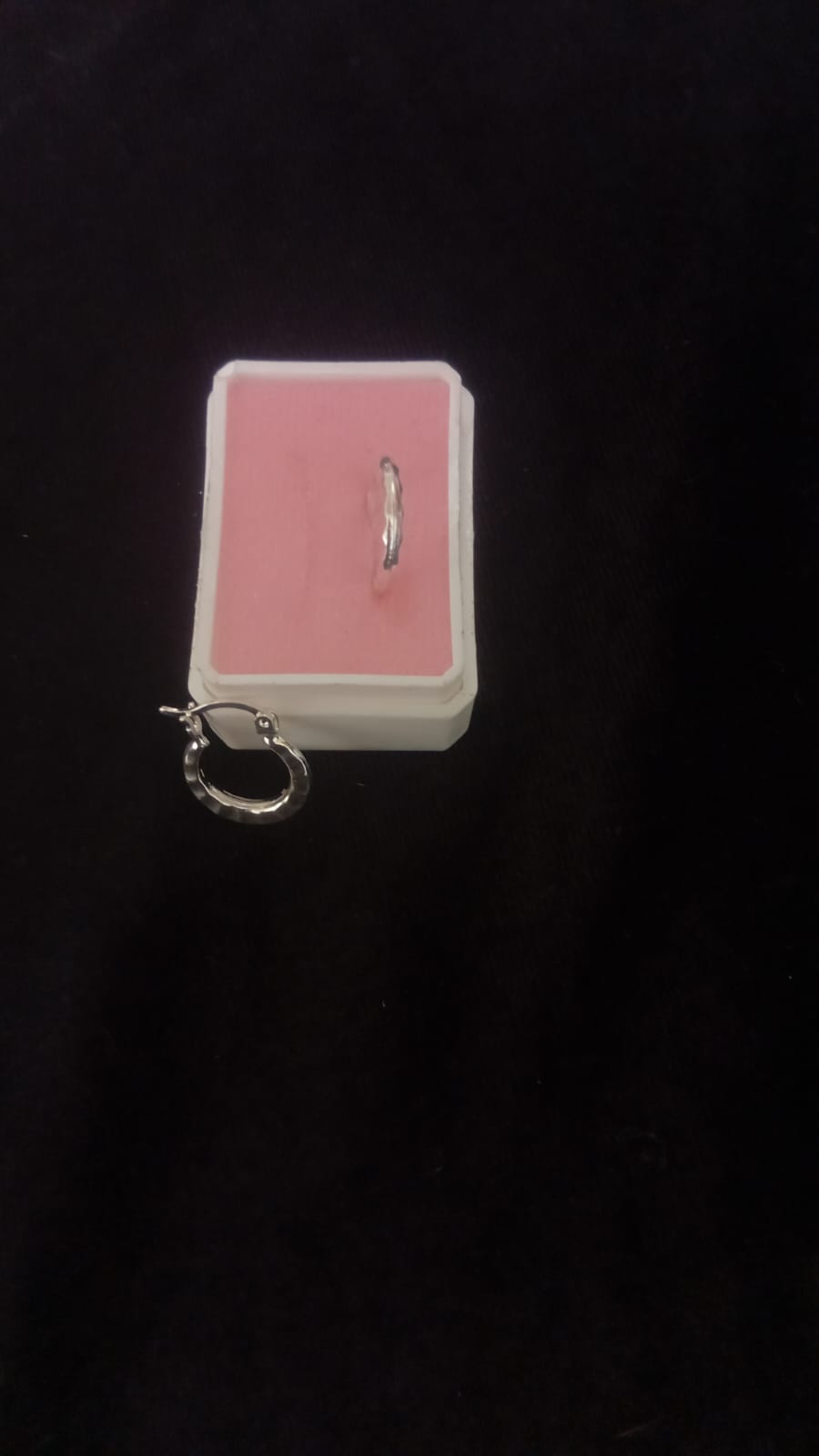 Arracada gruesa plata .925